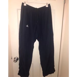Blue adidas track pants